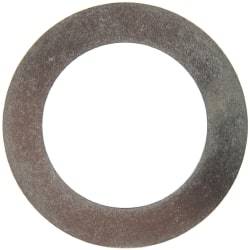 Made in USA - 0.01" Thick, 1" Inside x 1-1/2" OD, Round Shim - 7/8" Screw, Uncoated 316 Stainless Steel - Americas Industrial Supply
