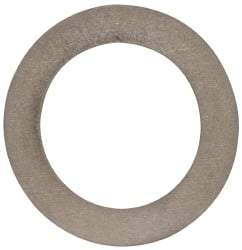 Made in USA - 0.016" Thick, 1" Inside x 1-1/2" OD, Round Shim - 7/8" Screw, Uncoated 316 Stainless Steel - Americas Industrial Supply