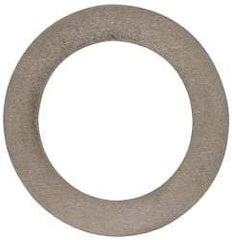 Made in USA - 0.016" Thick, 1" Inside x 1-1/2" OD, Round Shim - 7/8" Screw, Uncoated 316 Stainless Steel - Americas Industrial Supply