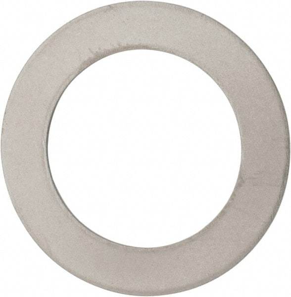 Made in USA - 0.03" Thick, 1" Inside x 1-1/2" OD, Round Shim - 7/8" Screw, Uncoated 316 Stainless Steel - Americas Industrial Supply