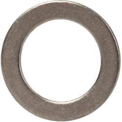 Made in USA - 0.02" Thick, 1/4" Inside x 3/8" OD, Shortening Shim - #12 Screw, Uncoated 300 Stainless Steel - Americas Industrial Supply