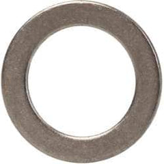 Made in USA - 0.02" Thick, 1/4" Inside x 3/8" OD, Shortening Shim - #12 Screw, Uncoated 300 Stainless Steel - Americas Industrial Supply