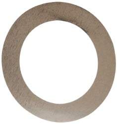 Made in USA - 0.005" Thick, 1/2" Inside x 3/4" OD, Shortening Shim - 7/16" Screw, Uncoated 300 Stainless Steel - Americas Industrial Supply