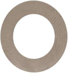 Made in USA - 0.1mm Thick, 10mm Inside x 16mm OD, Round Shim - 3/8" Screw, Uncoated 302/304 Stainless Steel - Americas Industrial Supply