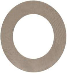 Made in USA - 0.1mm Thick, 10mm Inside x 16mm OD, Round Shim - 3/8" Screw, Uncoated 302/304 Stainless Steel - Americas Industrial Supply