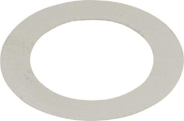 Made in USA - 0.1mm Thick, 12mm Inside x 18mm OD, Round Shim - 7/16" Screw, Uncoated 302/304 Stainless Steel - Americas Industrial Supply