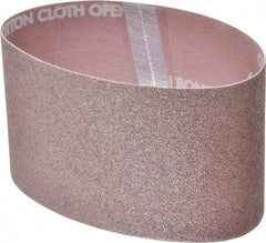 Norton - 3-1/2" Wide x 15-1/2" OAL, 60 Grit, Aluminum Oxide Abrasive Belt - Aluminum Oxide, Medium, Coated, X Weighted Cloth Backing, Series R228 - Americas Industrial Supply