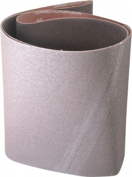 Norton - 10" Wide x 70-1/2" OAL, 60 Grit, Aluminum Oxide Abrasive Belt - Aluminum Oxide, Medium, Coated, X Weighted Cloth Backing, Series R228 - Americas Industrial Supply