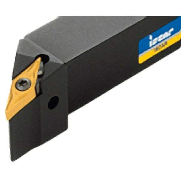 Iscar - SVJN, Right Hand Cut, 16mm Shank Height x 16mm Shank Width, Negative Rake Indexable Turning Toolholder - 100mm OAL, VN..12T3.. Insert Compatibility, Series Isoturn - Americas Industrial Supply