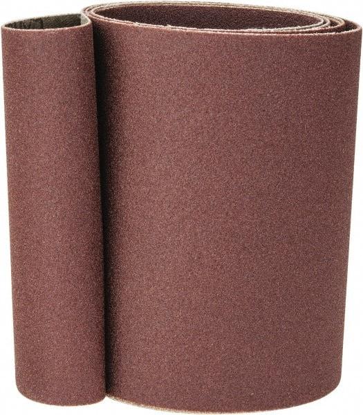 Tru-Maxx - 4" Wide x 54" OAL, 180 Grit, Aluminum Oxide Abrasive Belt - Aluminum Oxide, Very Fine, Coated, X Weighted Cloth Backing - Americas Industrial Supply