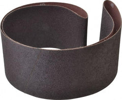 Norton - 4" Wide x 54" OAL, 40 Grit, Aluminum Oxide Abrasive Belt - Aluminum Oxide, Coarse, Coated, X Weighted Cloth Backing, Series R228 - Americas Industrial Supply