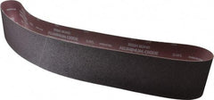 Norton - 4" Wide x 54" OAL, 50 Grit, Aluminum Oxide Abrasive Belt - Aluminum Oxide, Coarse, Coated, X Weighted Cloth Backing, Series R228 - Americas Industrial Supply