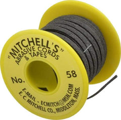 Made in USA - 3/16" Wide, 150 Grit Aluminum Oxide Abrasive Tape - 10' Long, Very Fine Grade - Americas Industrial Supply