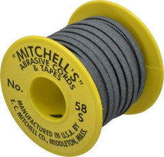 Made in USA - 3/16" Wide, 150 Grit Silicon Carbide Abrasive Tape - 50' Long, Very Fine Grade - Americas Industrial Supply