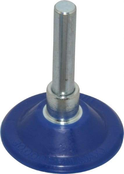 Value Collection - 1-1/2" Diam Adhesive/PSA Disc Backing Pad - 1/4" Shank Diam, 15,000 RPM - Americas Industrial Supply