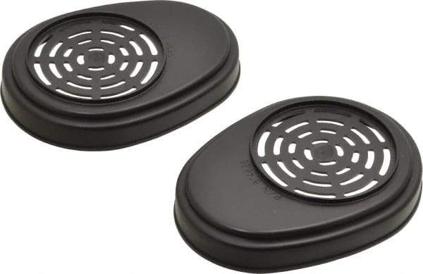 MSA - Filter Cover - Black, for Half and Full Facepieces - Americas Industrial Supply