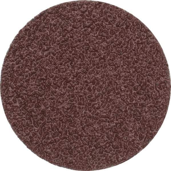 Made in USA - 3" Diam, 24 Grit Aluminum Oxide Adhesive PSA Disc - Very Coarse Grade, X Weighted Cloth Backing, For Low Speed Dual-Action Sanders, Random Orbital Sanders - Americas Industrial Supply