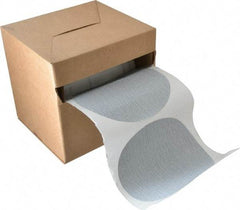 Made in USA - 6" Diam, 320 Grit Silicon Carbide Adhesive PSA Disc - Extra Fine Grade, B Weighted Paper Backing, For Low Speed Dual-Action Sanders, Random Orbital Sanders - Americas Industrial Supply