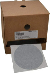 Made in USA - 5" Diam, 320 Grit Silicon Carbide Adhesive PSA Disc - Extra Fine Grade, B Weighted Paper Backing, For Low Speed Dual-Action Sanders, Random Orbital Sanders - Americas Industrial Supply