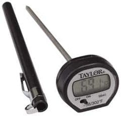 Taylor - -40 to 302°F Pocket Digital Thermometer - LCD Display, 1.5 Volts - Americas Industrial Supply