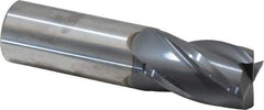 SGS - 1", 1-1/2" LOC, 1" Shank Diam, 4" OAL, 4 Flute, Solid Carbide Square End Mill - Single End, AlTiN Finish, Spiral Flute, 30° Helix, Centercutting, Right Hand Cut, Right Hand Flute, Series 1 - Americas Industrial Supply