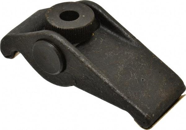 Value Collection - 3/8" Stud, 2-1/16" Max Clamping Height, Steel, Adjustable & Self-Positioning Strap Clamp - 1-5/8" Wide, 1-7/16" High, 1-7/16" Heel to Stud Center - Americas Industrial Supply