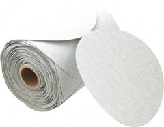 Made in USA - 5" Diam, 100 Grit Silicon Carbide Adhesive PSA Disc - Fine Grade, B Weighted Paper Backing, For Low Speed Dual-Action Sanders, Random Orbital Sanders - Americas Industrial Supply