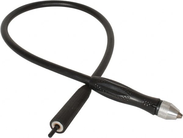 Dico - 40" Long x 3/8-24 Thread Size Flexible Motor Shaft - Compatible with 1/4" Shaft Diam, Converts Drill & Bench Motors to Flex Shaft - Americas Industrial Supply