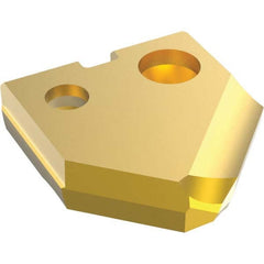 Allied Machine and Engineering - 19/32" Diam 90° Seat Size 0 Spade Drill Insert - Americas Industrial Supply