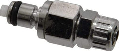 CPC Colder Products - 1/4" Outside Diam, Chrome Plated Brass Push-to-Connect Male Connector - 250 Max psi, Buna Nitrile O-Ring - Americas Industrial Supply