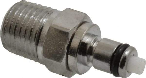CPC Colder Products - 1/4 NPT, Chrome Plated Brass Push-to-Connect Male Connector - 250 Max psi, Tube to Male NPT Connection, Buna Nitrile O-Ring - Americas Industrial Supply