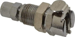 CPC Colder Products - PTF Brass, Quick Disconnect, Valved Panel Mount Coupling Body - 250 Max psi, -40 to 180°F, 1.87" OAL x 0.63" Overall Height, Chrome Plated - Americas Industrial Supply