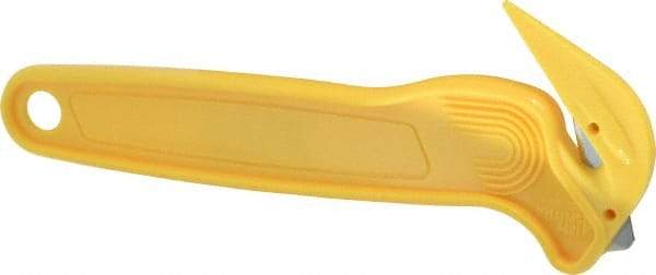 PHC - Fixed Film Cutter - Yellow Plastic Handle, 1 Blade Included - Americas Industrial Supply