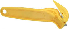 PHC - Fixed Film Cutter - Yellow Plastic Handle, 1 Blade Included - Americas Industrial Supply