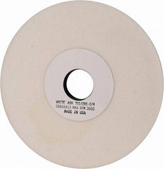 Grier Abrasives - 7" Diam x 1-1/4" Hole x 1/2" Thick, H Hardness, 46 Grit Surface Grinding Wheel - Aluminum Oxide, Type 1, Coarse Grade, 3,600 Max RPM, Vitrified Bond, No Recess - Americas Industrial Supply