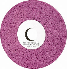 Grier Abrasives - 7" Diam x 1-1/4" Hole x 1/2" Thick, J Hardness, 46 Grit Surface Grinding Wheel - Americas Industrial Supply