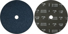 Camel Grinding Wheels - 9" Diam 7/8" Hole 36 Grit Fiber Disc - Very Coarse Grade, Zirconia Alumina, 6,600 Max RPM - Americas Industrial Supply