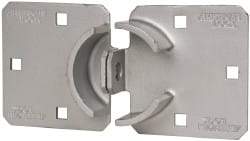 American Lock - 8-1/2" Long x 4-1/2" Wide, Door Hasp - Hardened Steel - Americas Industrial Supply
