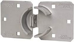 American Lock - 8-1/2" Long x 4-1/2" Wide, Door Hasp - Hardened Steel - Americas Industrial Supply