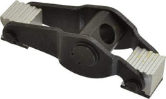 Gibraltar - 1/2" Stud, 2.13" Max Clamping Height, Steel, Adjustable & Self-Positioning Strap Clamp - 4.55" Long, 1-1/2" Wide, 1-1/2" High, 2.36" Heel to Stud Center - Americas Industrial Supply