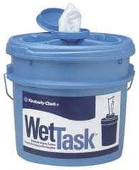 Kimtech - Blue Plastic Wipe Dispenser - For Use with Center Pull Wipes - Americas Industrial Supply