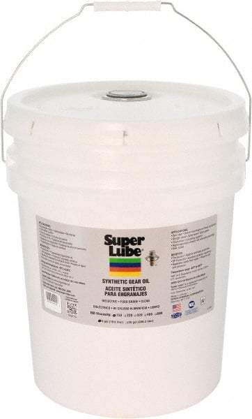 Synco Chemical - 5 Gal Pail, Synthetic Gear Oil - -45°F to 450°F, ISO 150 - Americas Industrial Supply