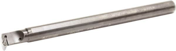 Sumitomo - 1.3" Min Bore Diam, 12" OAL, 1" Shank Diam, A-SVUB Indexable Boring Bar - VBMT 332 Insert, Screw Holding Method - Americas Industrial Supply
