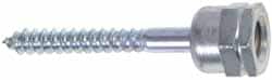 ITW Buildex - 3/8" Zinc-Plated Steel Vertical (End Drilled) Mount Threaded Rod Anchor - 5/8" Diam x 3" Long, 2,060 Lb Ultimate Pullout, For Use with Wood - Americas Industrial Supply