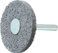 Superior Abrasives - 2" Diam, 1/4" Face Width, 1/4" Center Hole, Fine Grade, Silicon Carbide Deburring Wheel - Unitized, Soft Density 2 Grade - Americas Industrial Supply