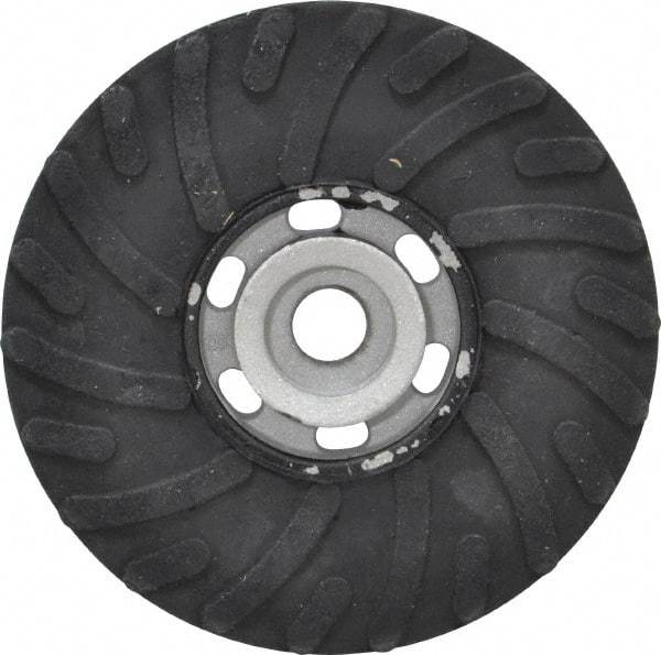 Norton - 5" Diam Locking Nut Disc Backing Pad - Medium Density, 10,000 RPM - Americas Industrial Supply