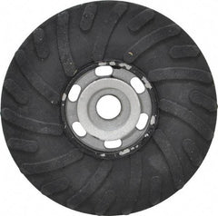 Norton - 5" Diam Locking Nut Disc Backing Pad - Medium Density, 10,000 RPM - Americas Industrial Supply