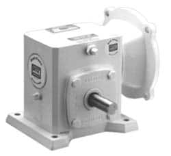 Boston Gear - 1.33 Centerline Distance, 60:1, 1/6 Input Horsepower, 201 Lbs. Max Torque, Speed Reducer - 56C NEMA - Americas Industrial Supply