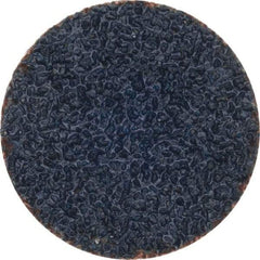 Norton - 1" Disc Diam, 50 Grit, Zirconia Alumina Quick Change Disc - Type S Attaching System, Coated, Brown, Coarse Grade, R821 Series - Americas Industrial Supply
