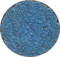 Norton - 1-1/2" Disc Diam, 36 Grit, Zirconia Alumina Quick Change Disc - Type S Attaching System, Coated, Brown, Very Coarse Grade, R821 Series - Americas Industrial Supply
